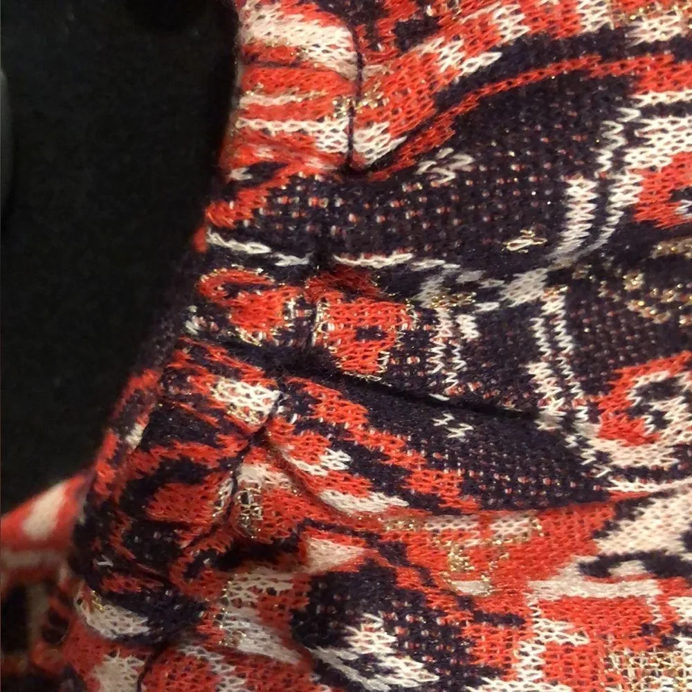 ANTHROPOLOGIE MAEVE Floral Paisley Wrap Front Dress With Belt Sz XS - Image 11