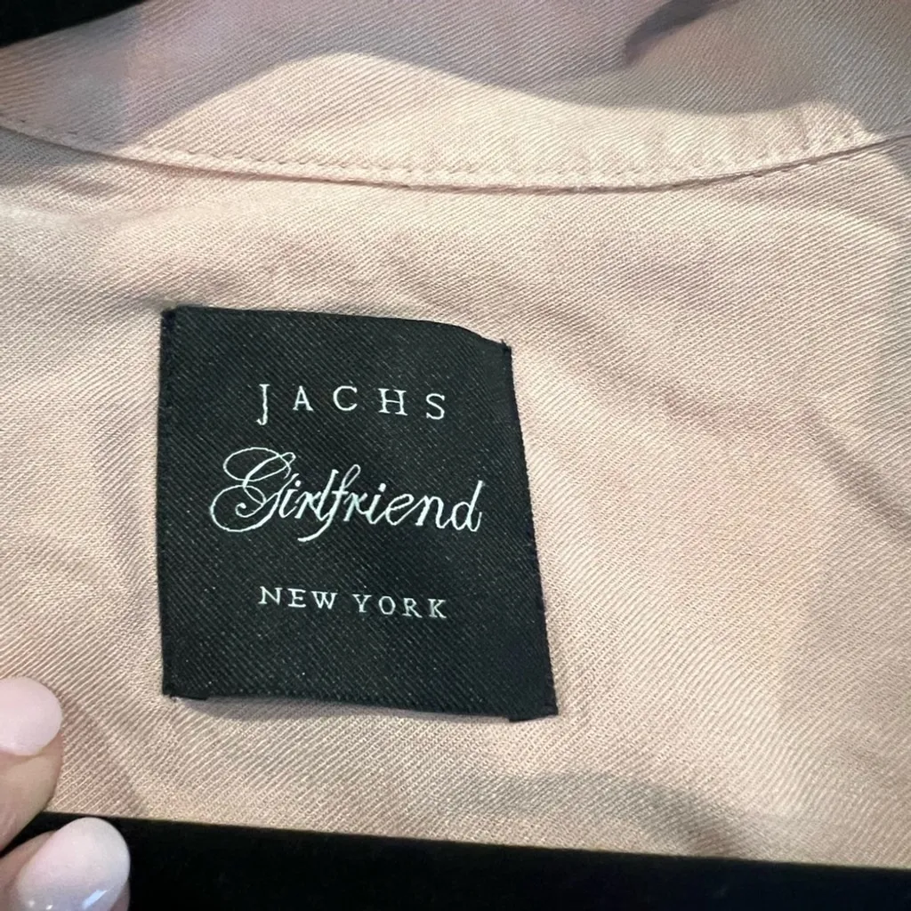 Jacks Girlfriend Women's Pink Button-Up Top - Image 2