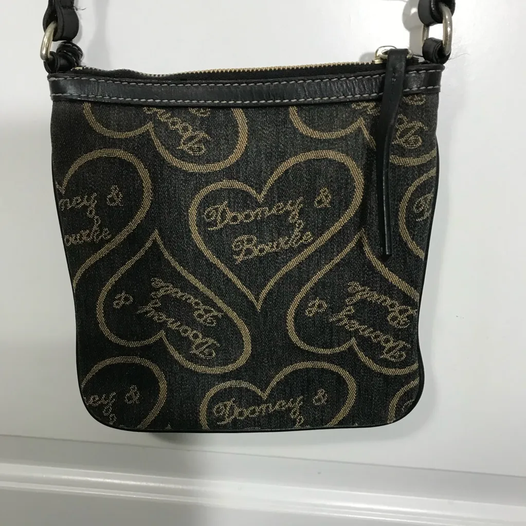 Dooney & Bourke signature heart monogram canvas crossbody - Image 2