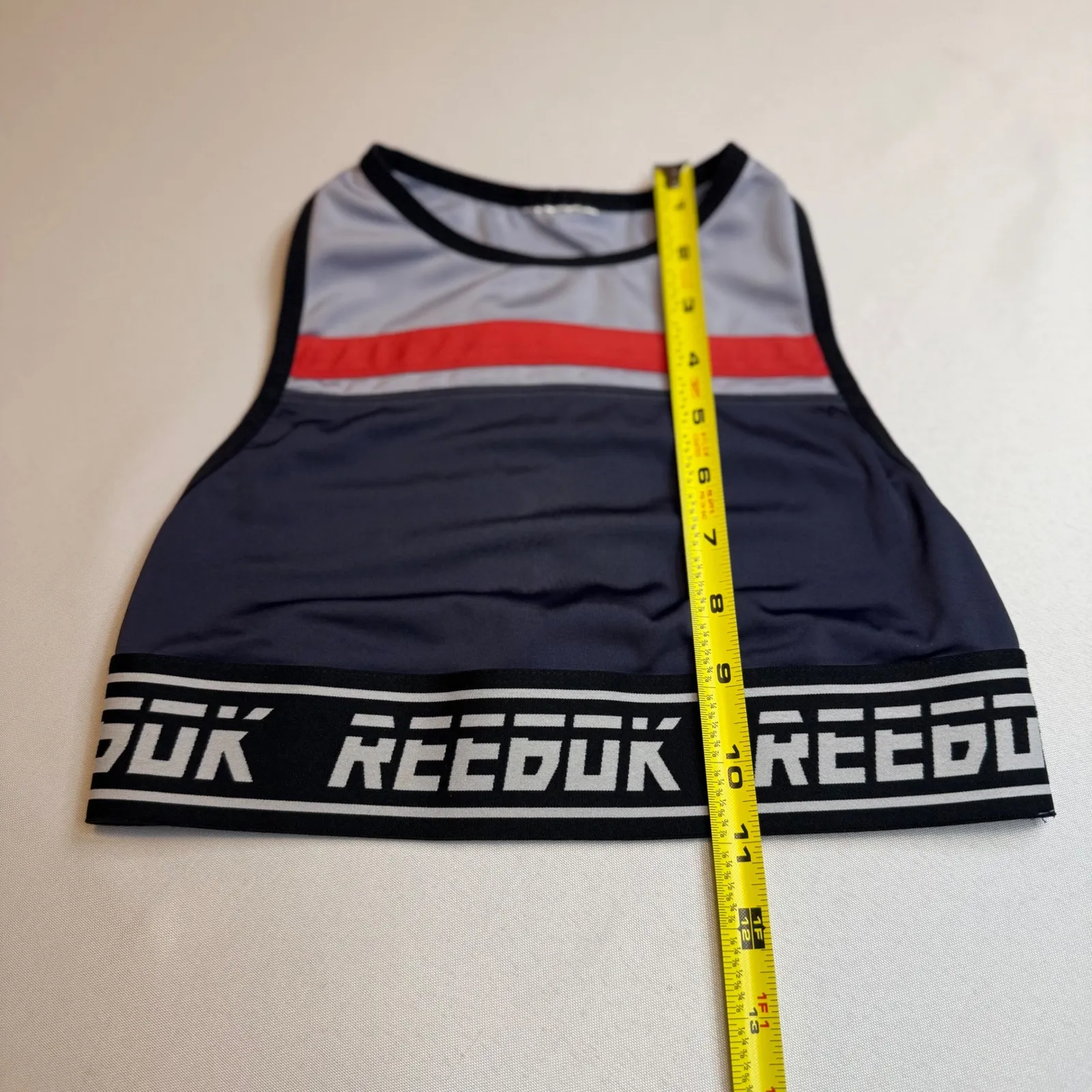 Reebok Womens Sports Bra Racerback Athletic Gym Workout Fitness Bralette Size S - Image 8