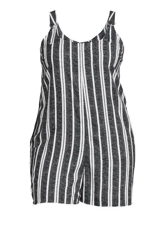 Derek Heart Stripped Romper - Image 3