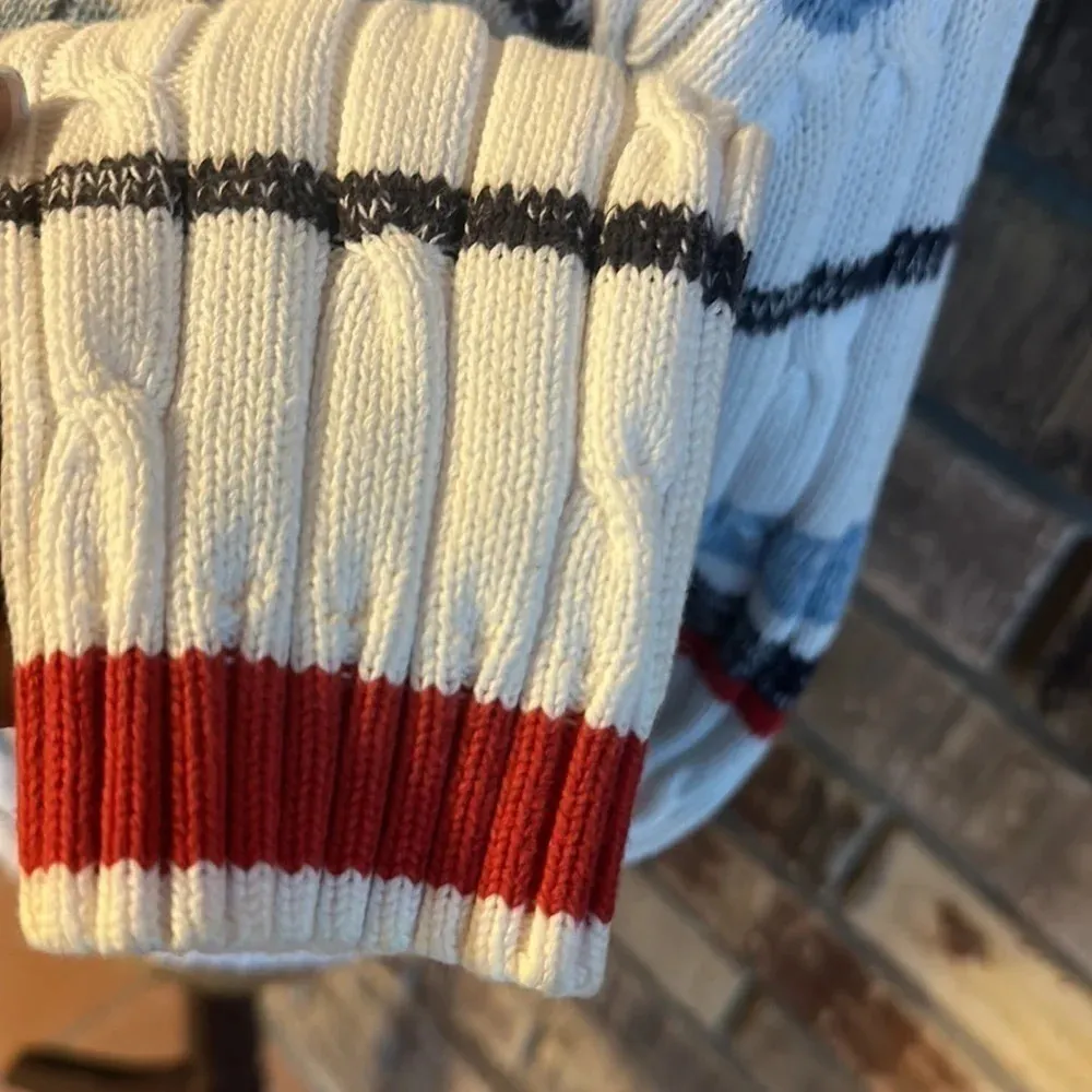 Karen Scott stripe women’s holiday long sleeve sweater size PS - Image 10