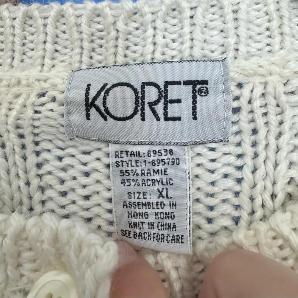 Vintage Grannycore Knit Sweater Size XL - Image 6