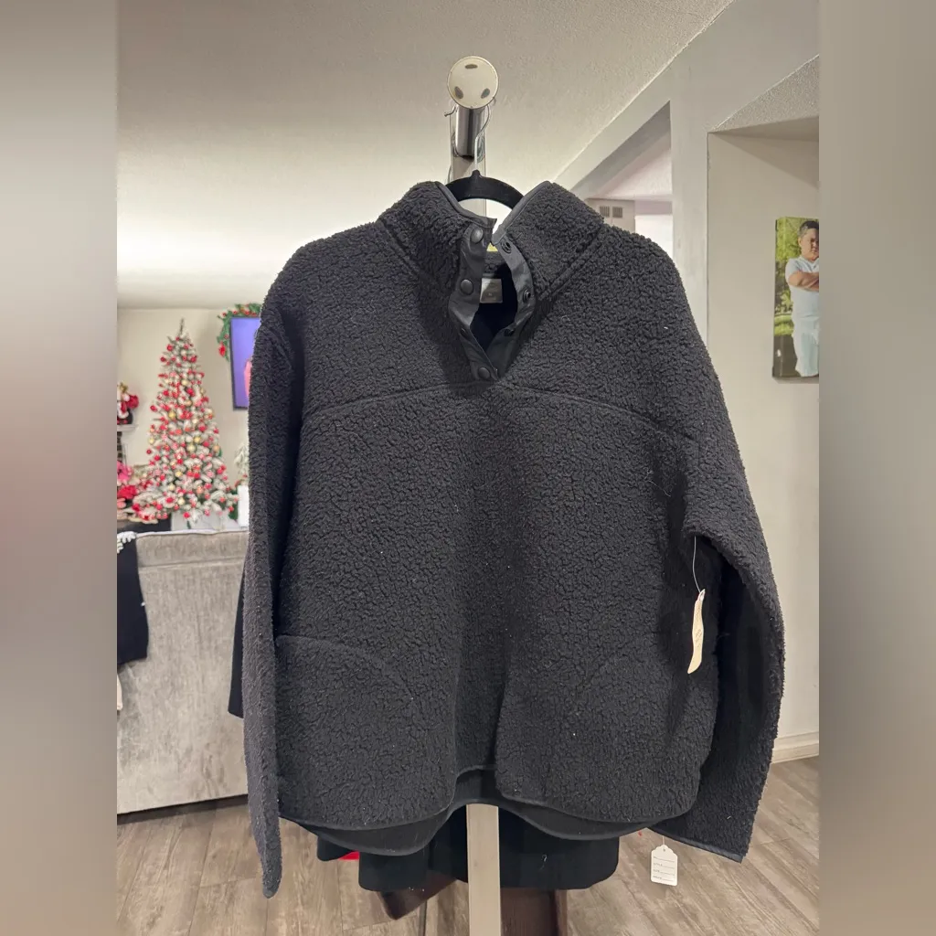 St. John's Bay Textured Black Jacket - Image 4