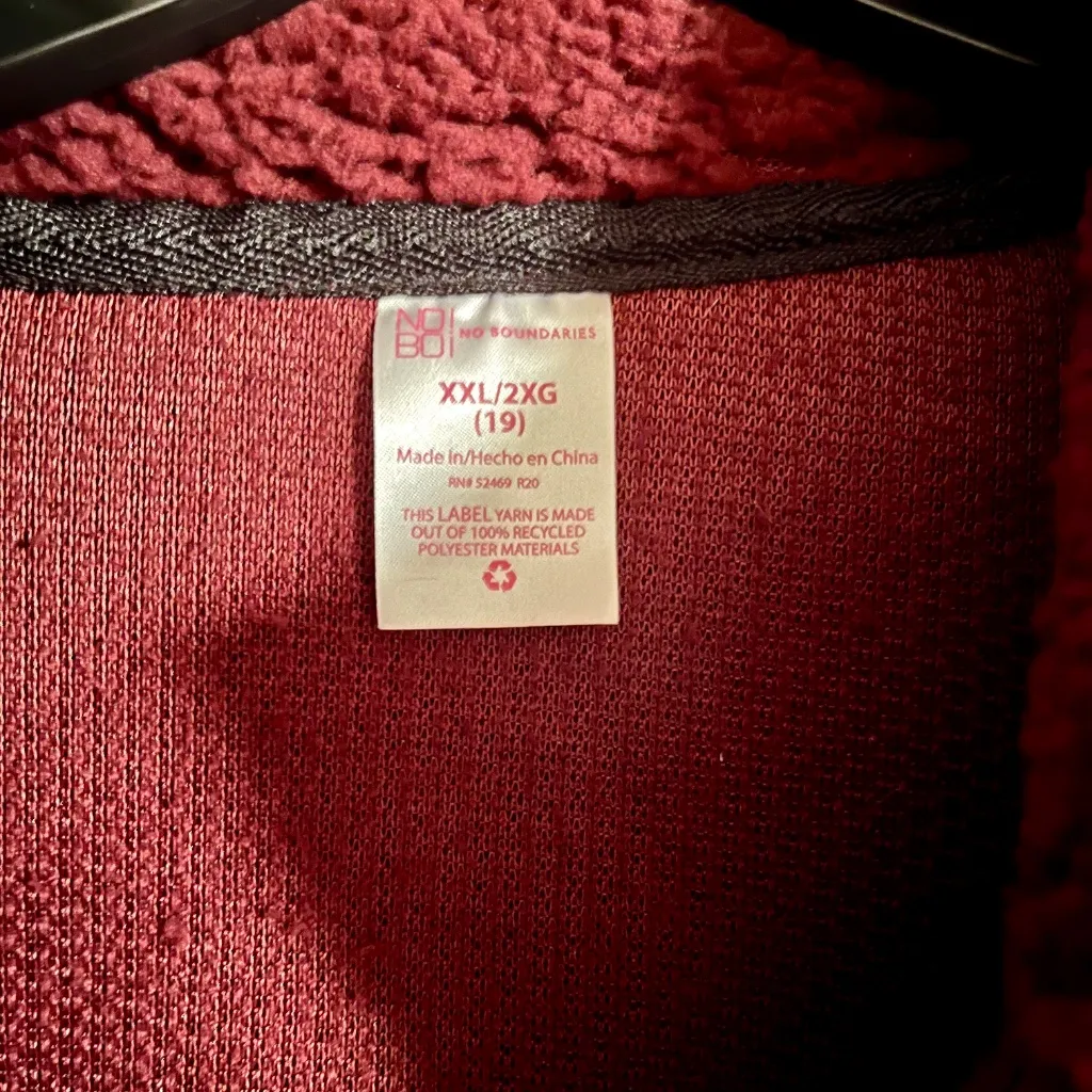 No Boundaries Sherpa Quarter-Zip Pullover - Image 5