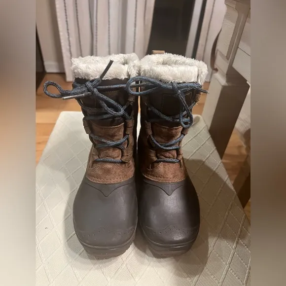 The North Face Women’s Shellista II Shorty Primaloft Waterproof Boot brown sz 6 - Image 2