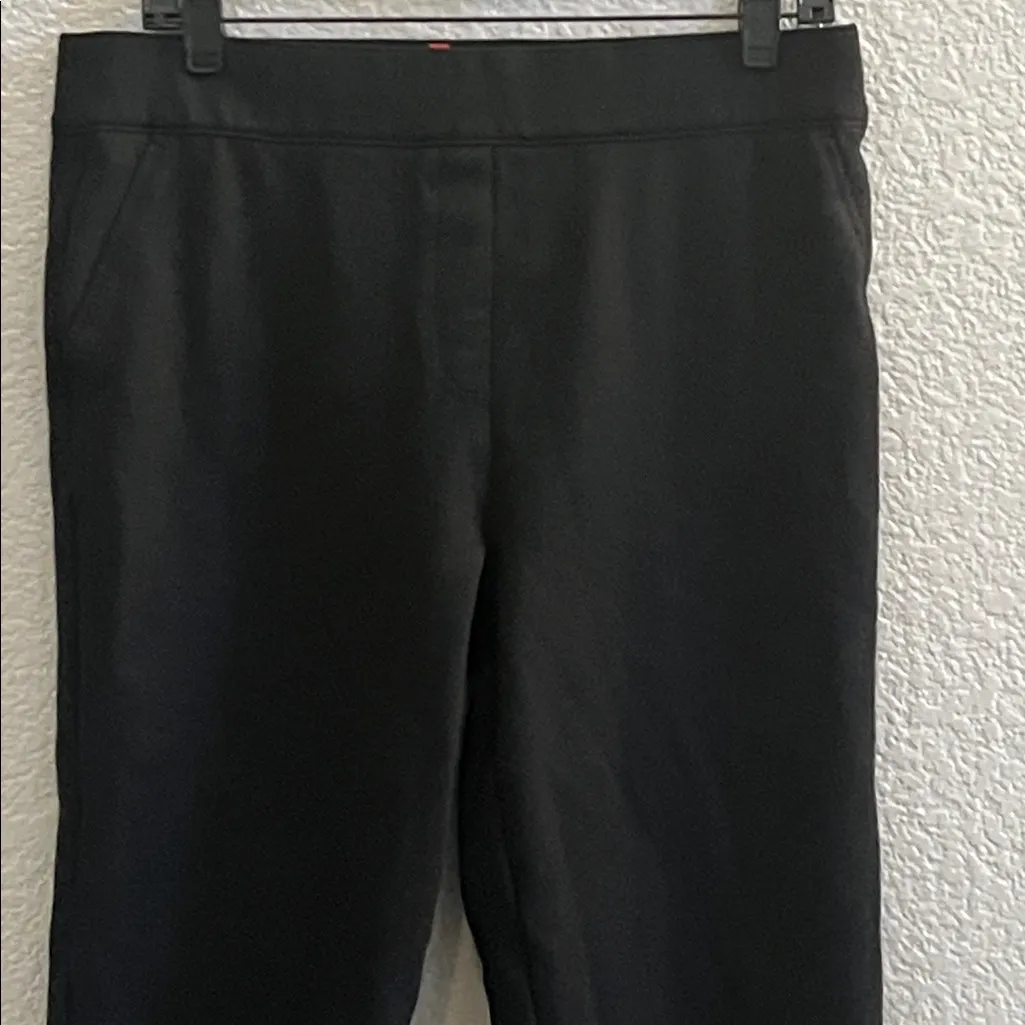 Spanx Jean-Ish Capri Cropped Leggings Black Shaping Interior Panel Support SZ XL - Image 3