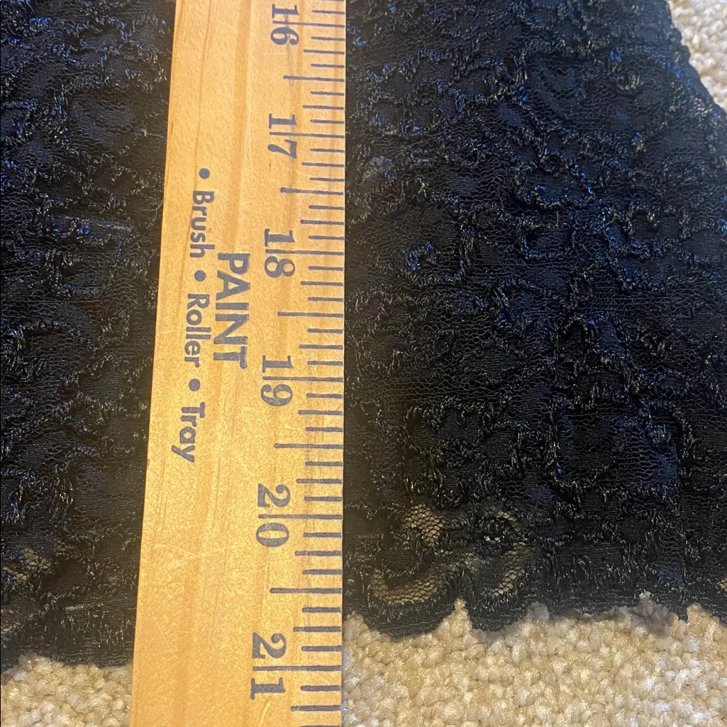 Lafayette 148 Dark Coquette Y2K V Neck Babydoll Top Black Sz 8 - Image 8