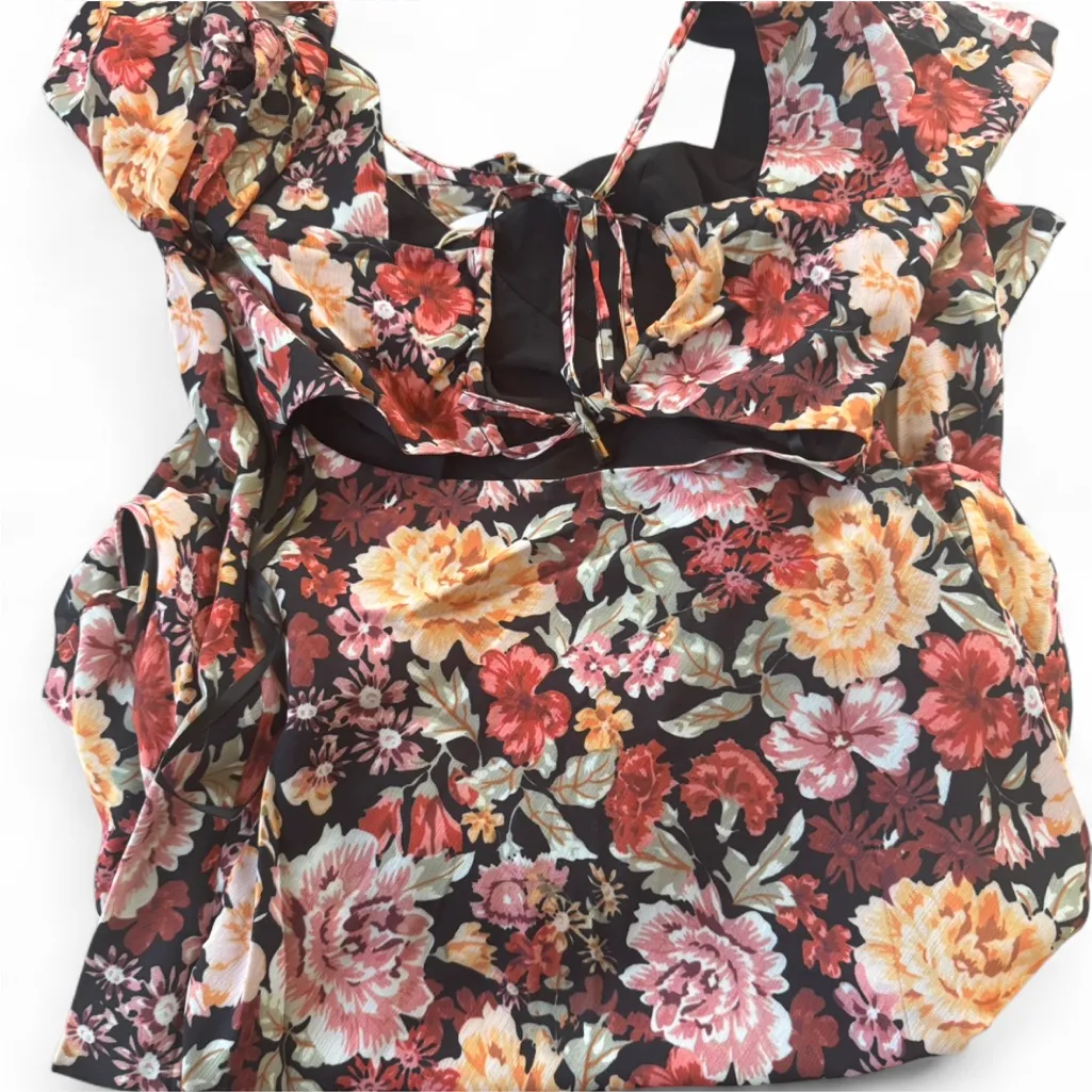 Open Doors Puff Sleeve Split Maxi Dress Multi size small
Selfie leslie - Image 4