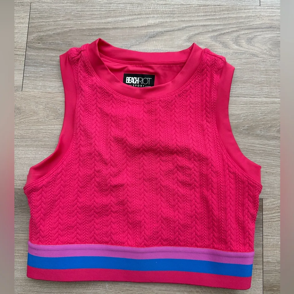 Beach Riot Gwen Top Orchid Cable Size S - Image 2