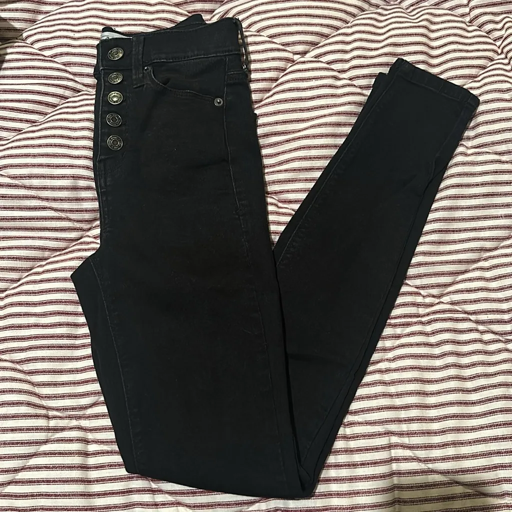 Mudd flex stretch high rise jegging with button fly - Image 2