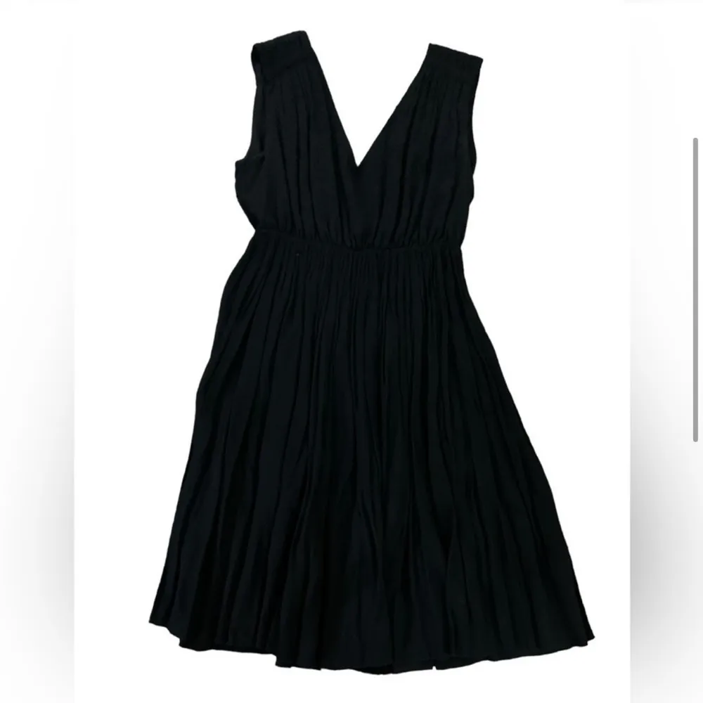 Madewell‎ Magnolia Tie Back Dress Black Sleeveless V-Neck Size S - Image 5