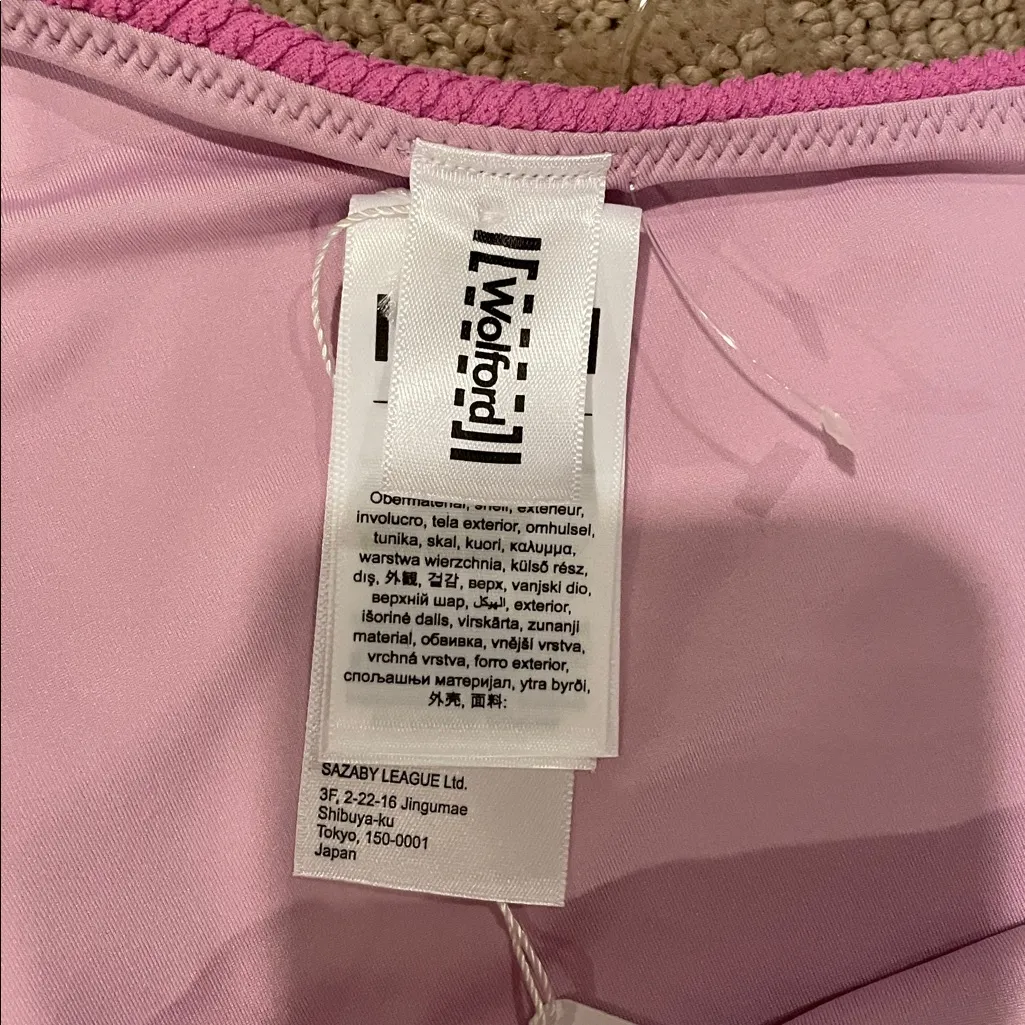 Wolford Light Orchid One Shoulder Swimwear Pink Size XL - Image 2