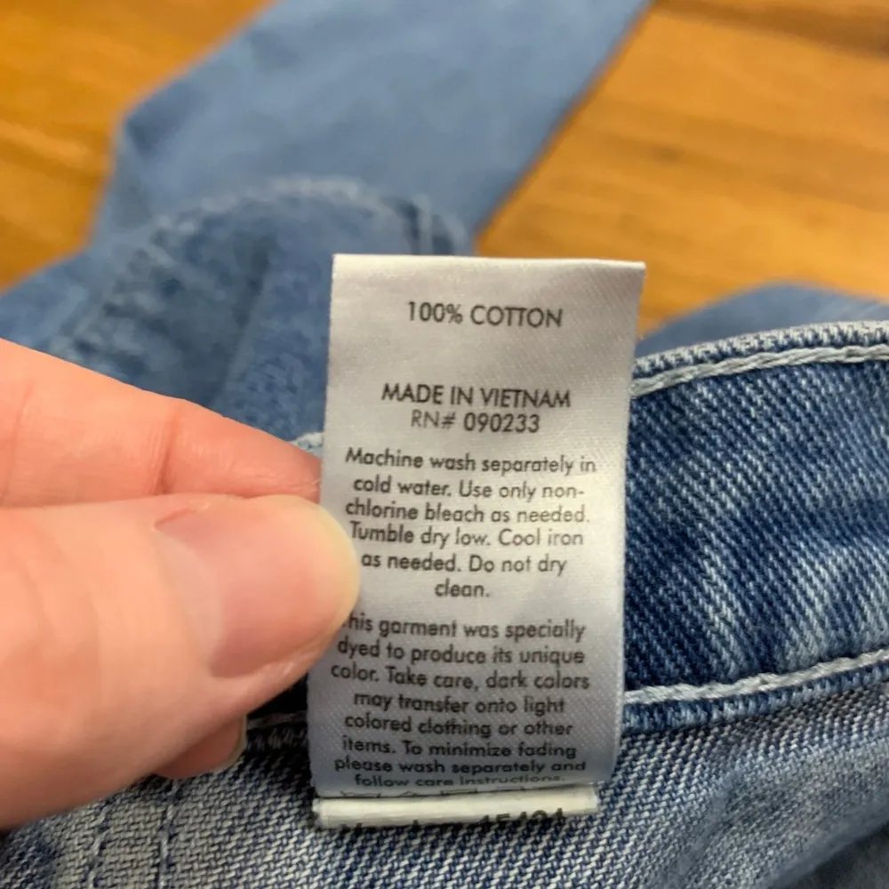 Pacsun Denim Cargo Pants Women Size 23 Two Tone Pockets High Waist Jeans Utility - Image 7