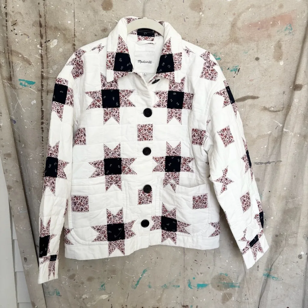 Madewell  Shirt Jacket in Patchwork Quilt - Image 2
