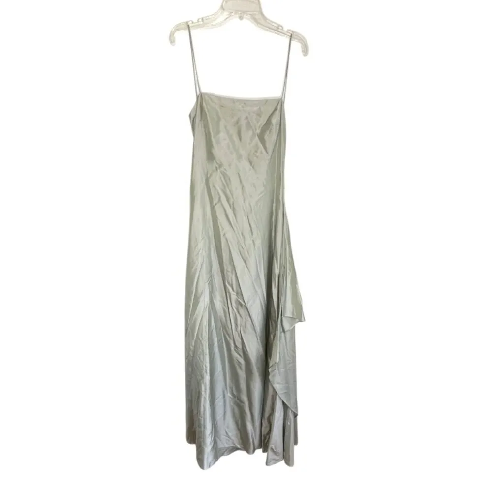 New Laundry by Shelli Segal Gray Formal Long Dress $330 Size 8 Prom Formal - Image 8