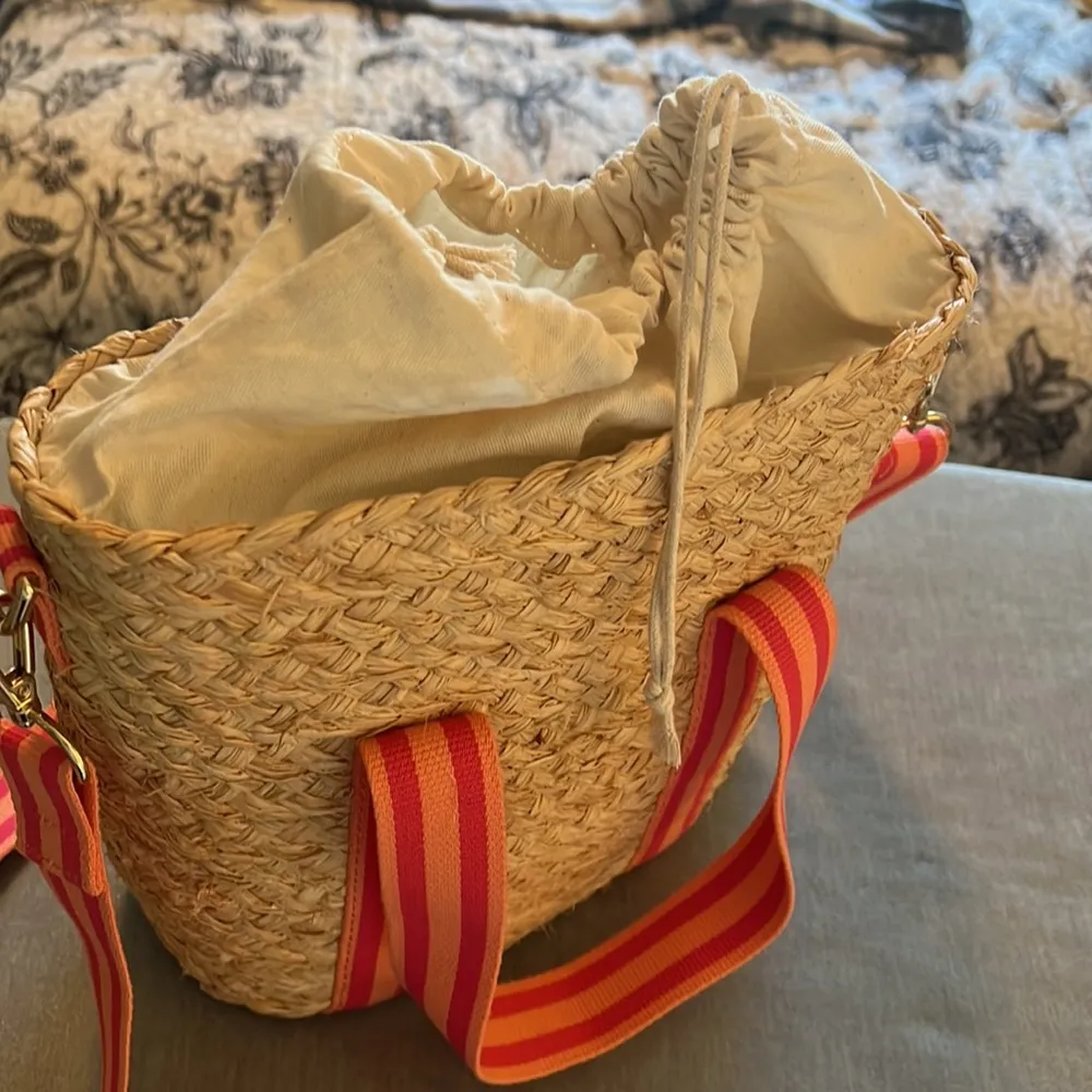 J.Crew Raffia tote bag - Image 3