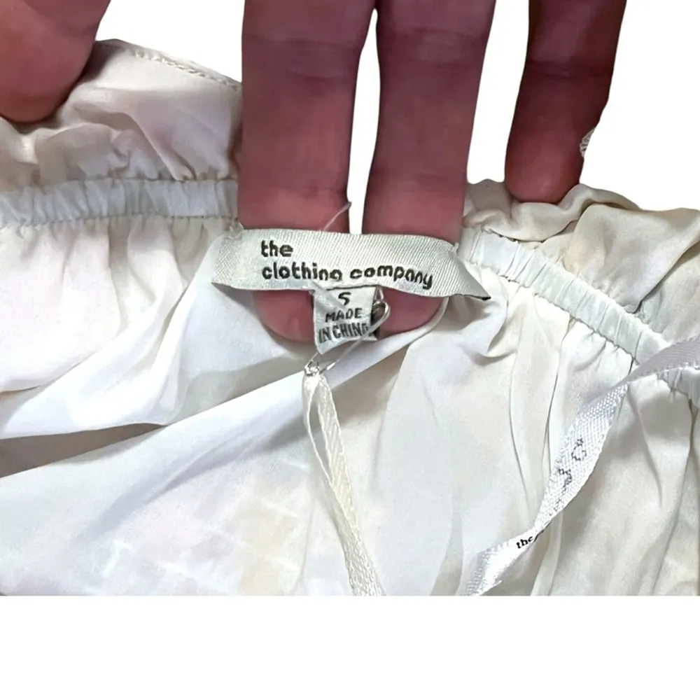 The Clothing Company White Floral Babydoll Sundress Women S Romantic Cottagecore - Image 4