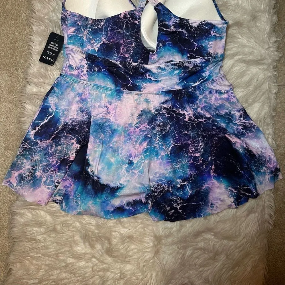 Torrid Wire-Free Racerback Tankini Top - Image 9