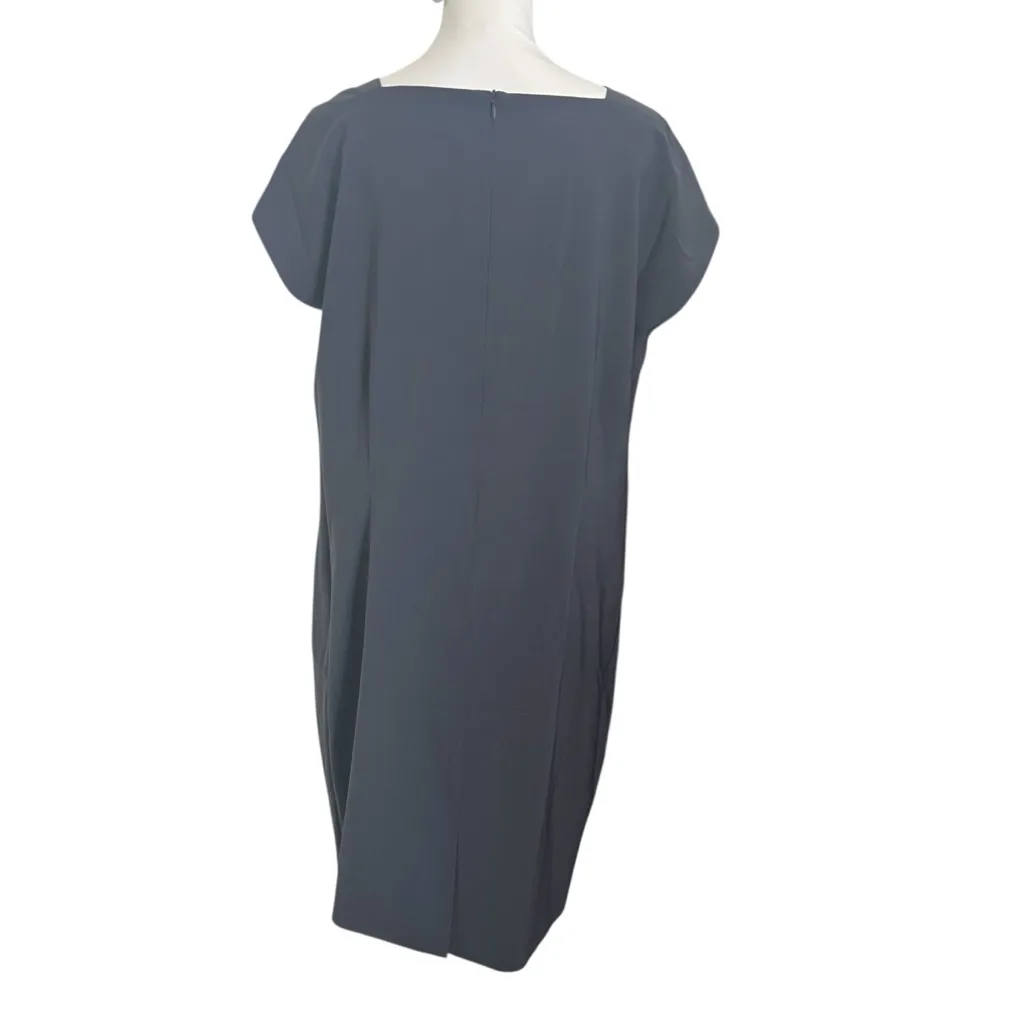 MM LaFleur Maaza Travel Dress Women’s Size 16 Black Office Minimalist Workwear - Image 5