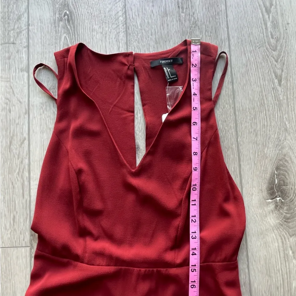 F21 NWT maxi dress cutout back Holiday S - Image 7