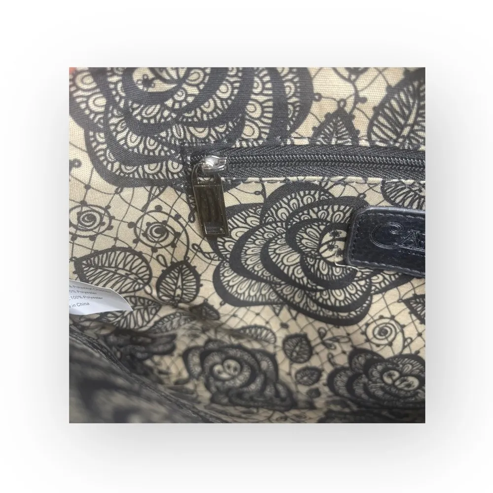 new Carlos Santana ❤︎ Vegan Leather Fur Pom Pom Clutch Handbag Bag  ❤︎ Black - Image 8