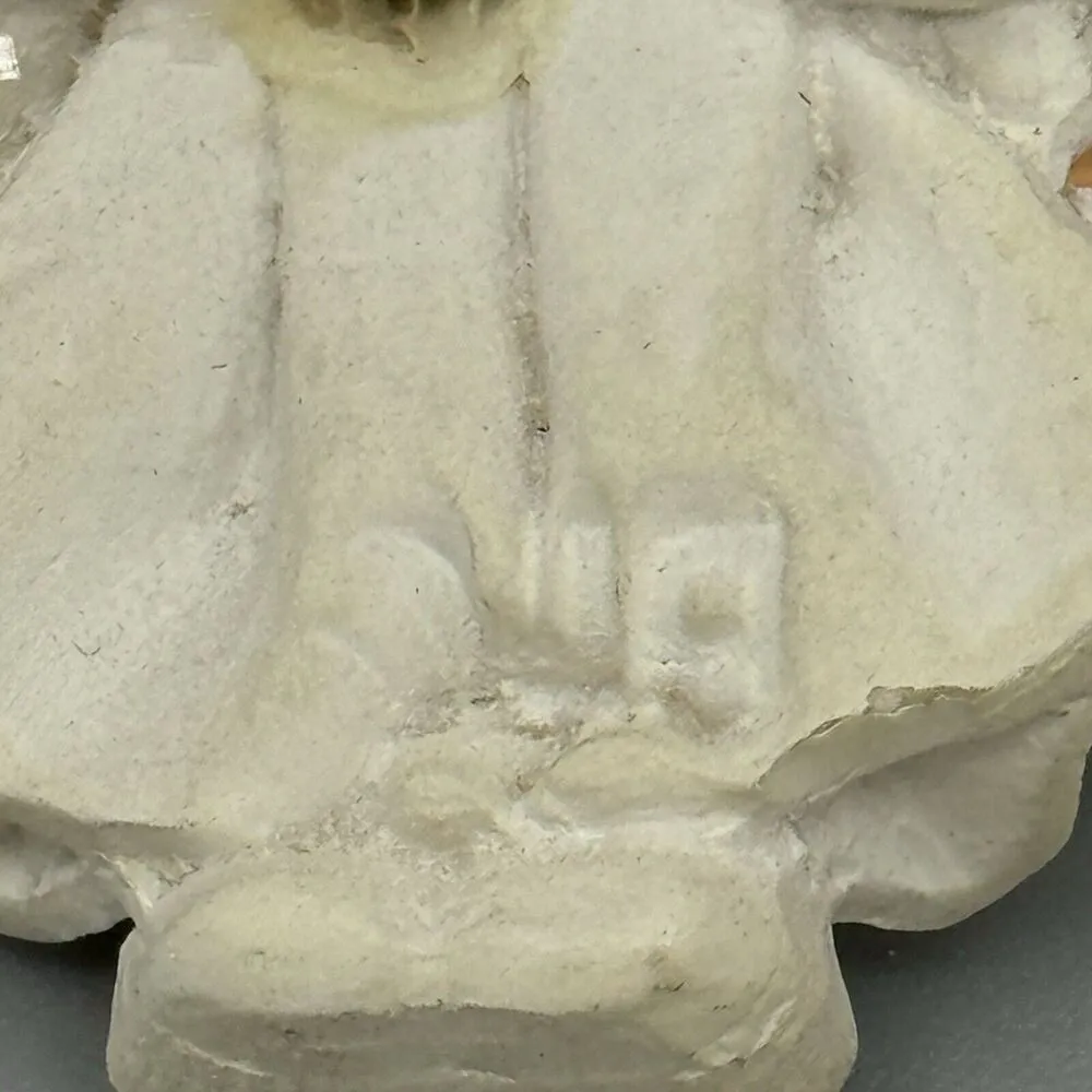 Vintage Clay Resin Handmade Christmas Angel Lapel Tie Pin Glitter Guardian Angel Size 0 - Image 5