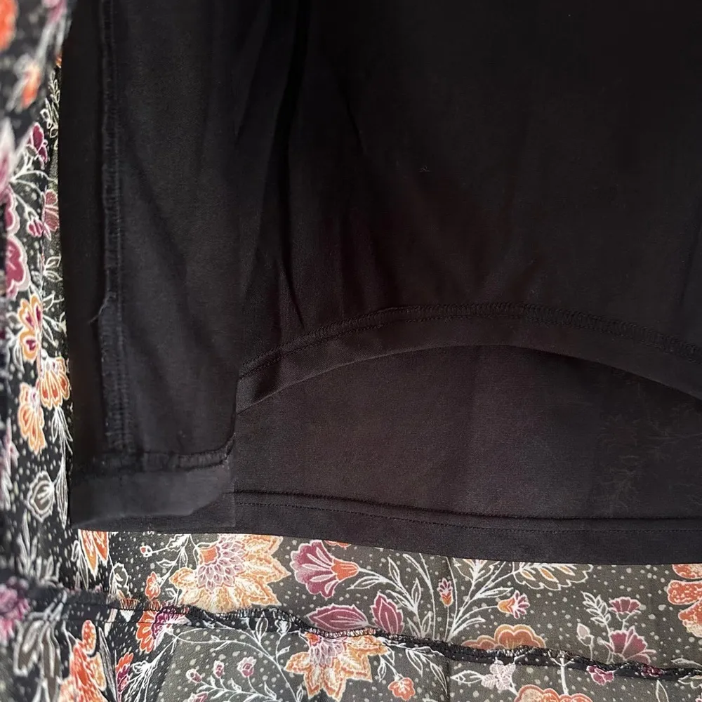 DR2 DANIEL RAINN Hi Low Ruffle Floral Midi Skirt Medium - Image 2