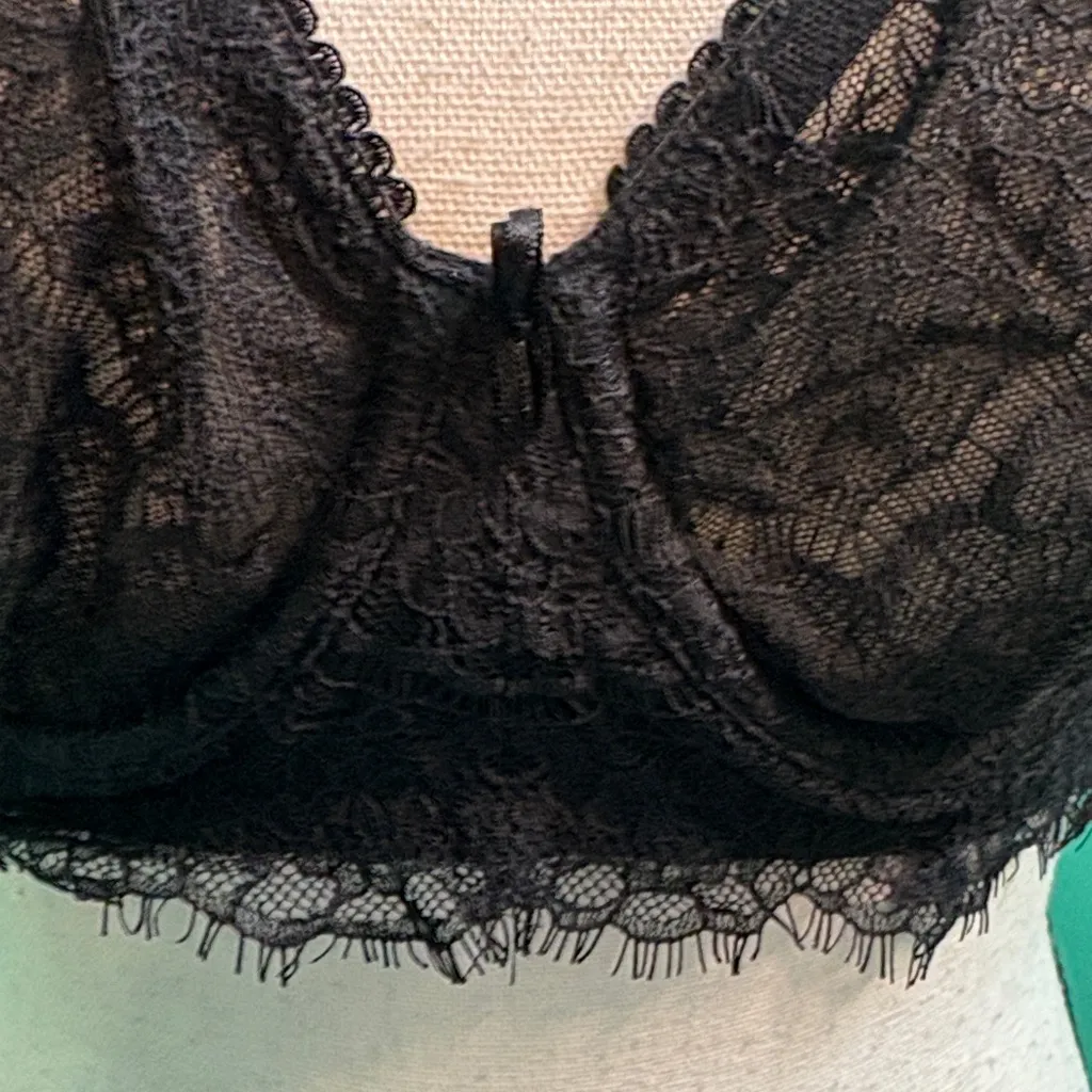 Victoria's Secret  Black Lace Bra Set - Image 3