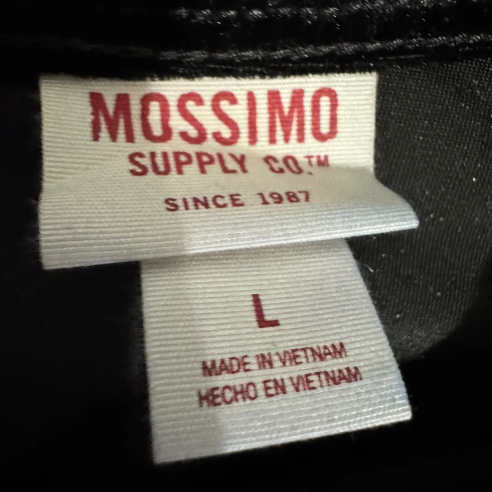 Mossimo Supply Black Velvet Crushed Long Sleeve Ruffle Trim Whimsigoth Dress L Size L - Image 14