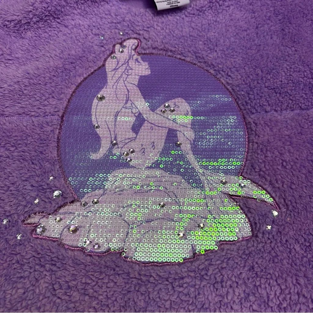 Disney Little Mermaid Lavender Spirit Jersey M - Image 9