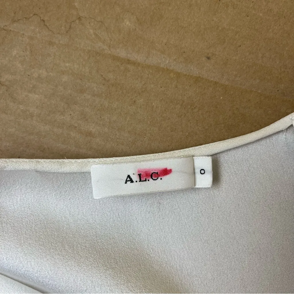 A.L.C White Button Down Blouse - Image 7