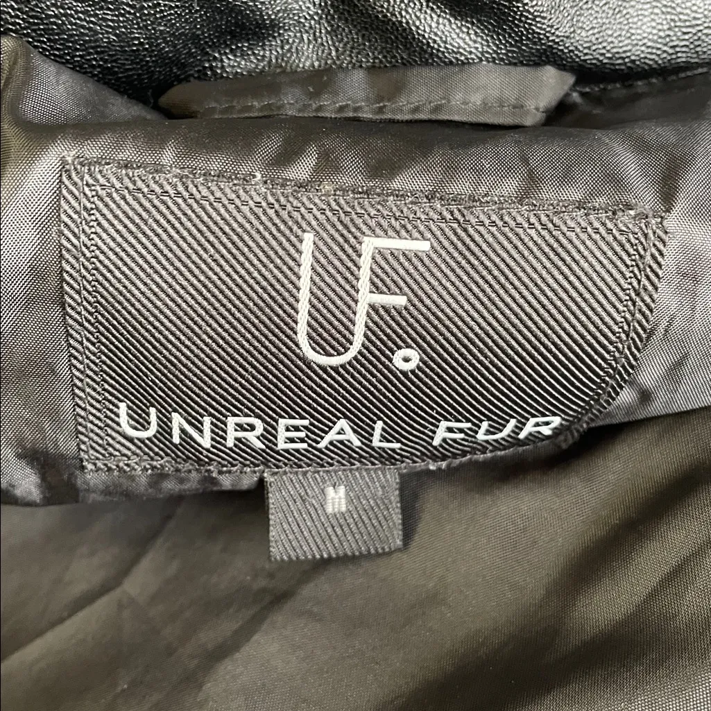Unreal Fur Major Tom Puffer Jacket Size M Black Size M - Image 7