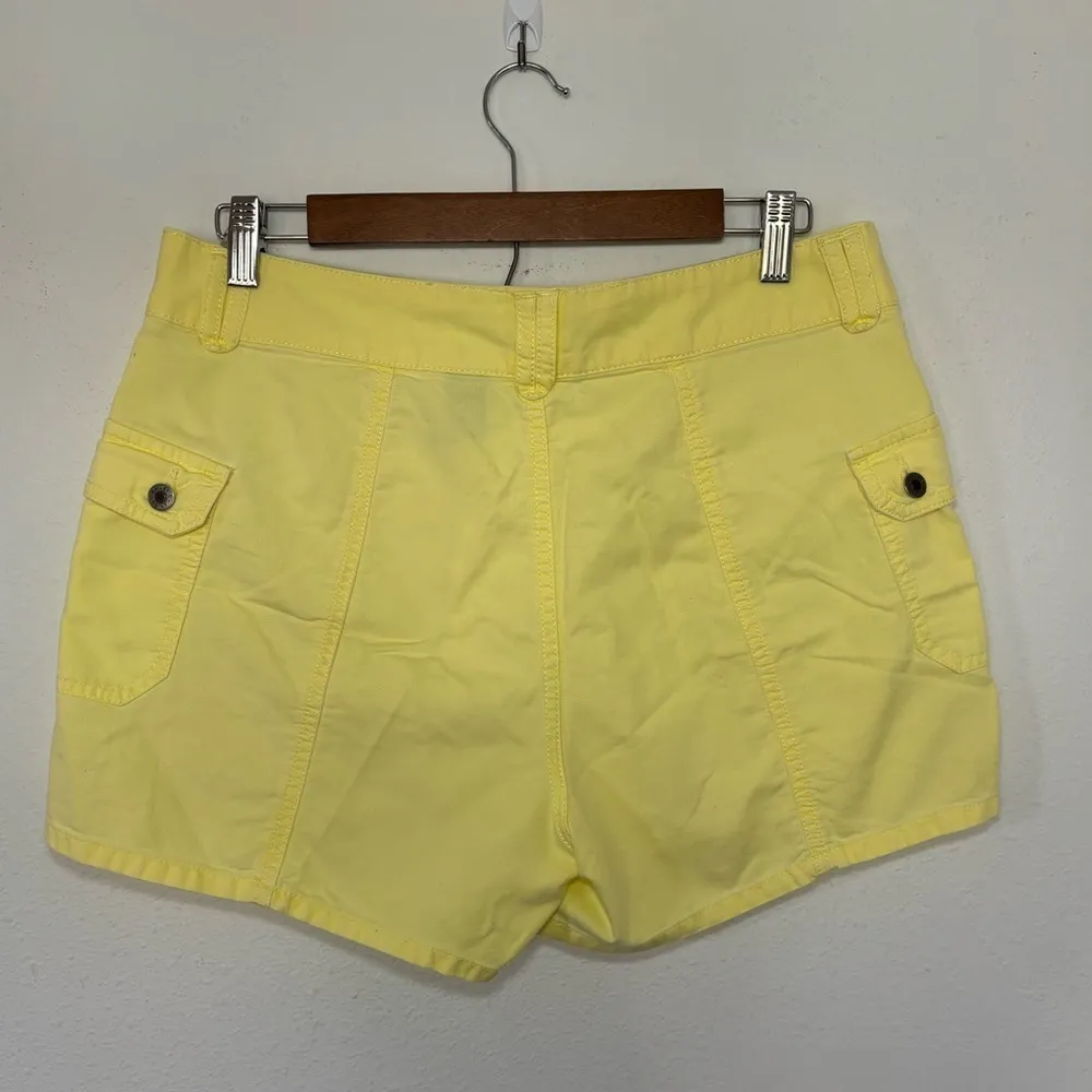 Bailey's Point Yellow‎ Cotton Lightweight Shorts Side Pockets Juniors Size 13 Yellow - Image 6