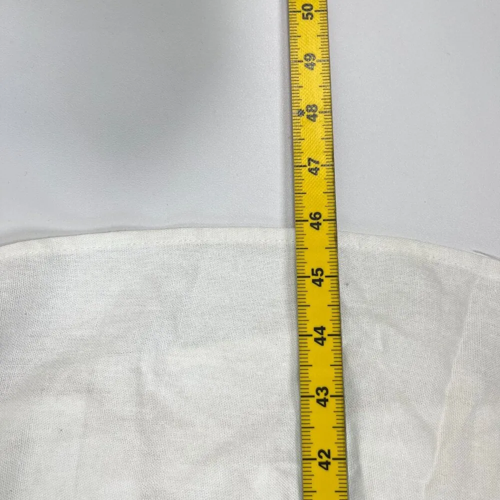 NWOT Farm Rio Linen Blend White Sleeveless Maxi Dress Size S - Image 14