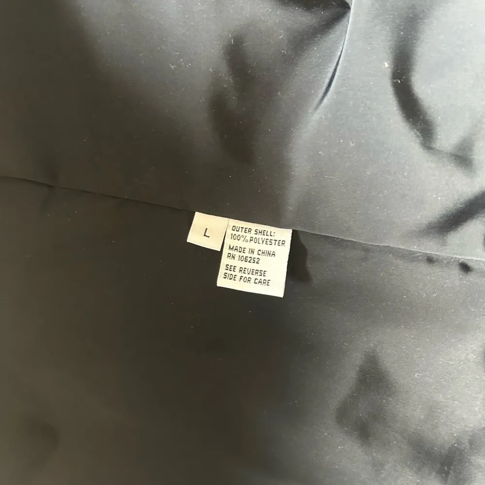 Jane Post Black Long Hooded Rain Coat Size L Size L - Image 7