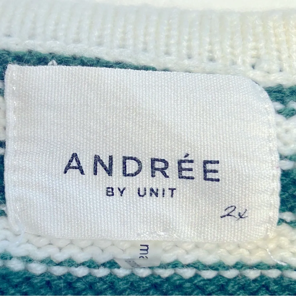 Andree by Unit Marquee Lights Striped Cardigan Size 2X - Image 8