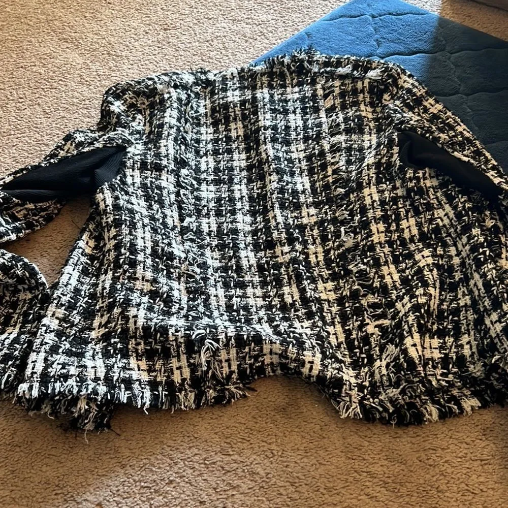 Truth and pride open front blazer small Black - Image 8