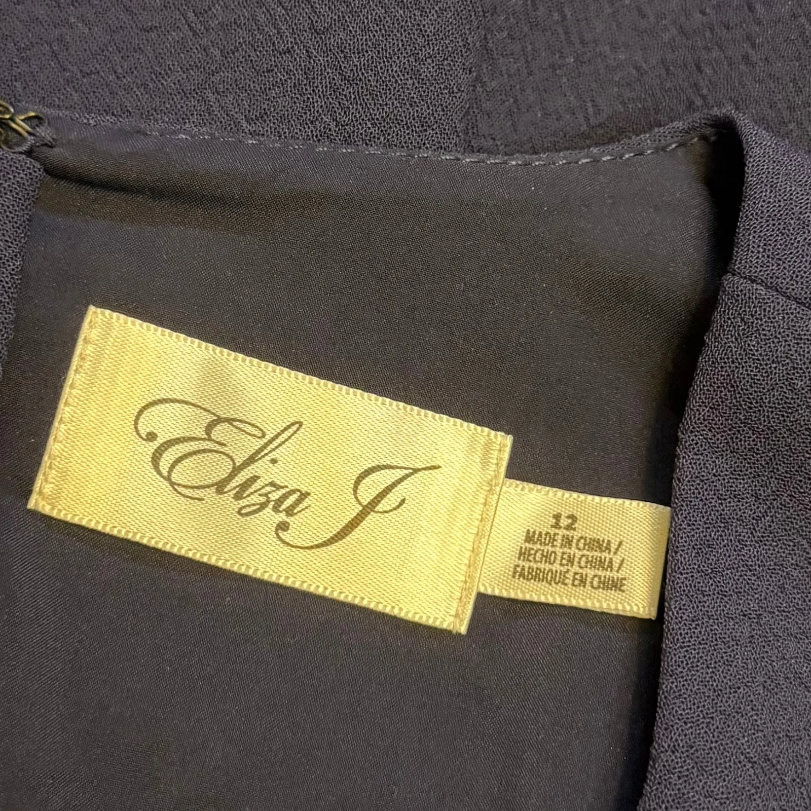 Eliza J Women’s 12 Blue Sleeveless Midi Dress Ruffle Cocktail Party Wedding New - Image 11