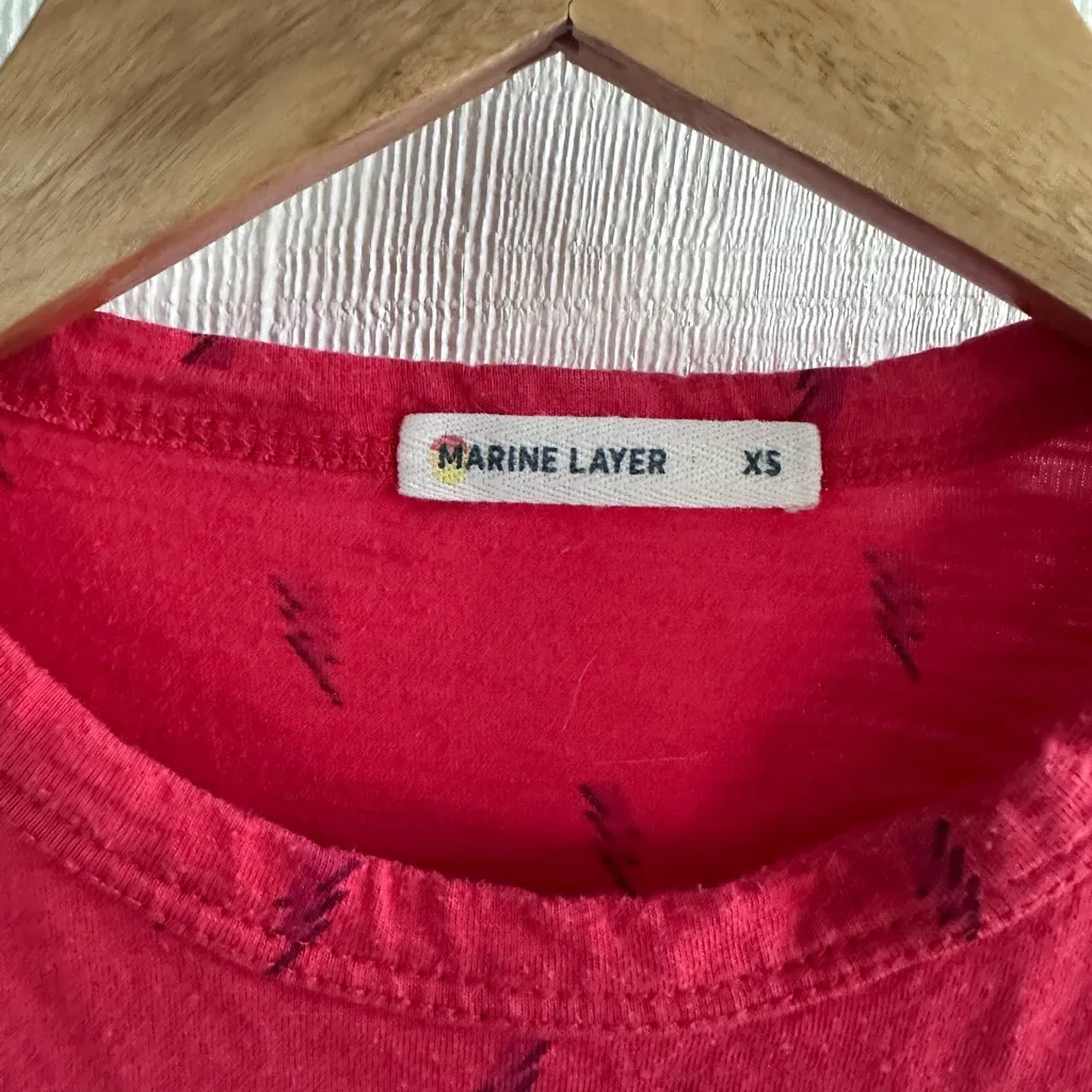 Marine Layer Lightning Bolt Classic T Shirt - Image 2