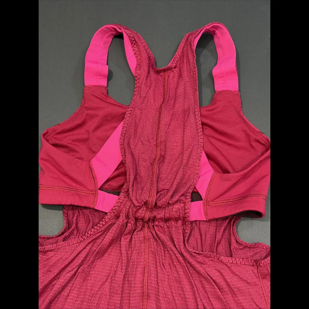Lululemon Tank Top Bra Red Pink Luxury Designer Athletic Lounge Preppy 6 - Image 14