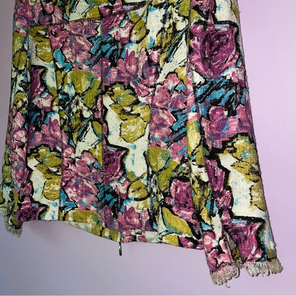 Simorra Barcelona Size 10 Jacket Stand Collar Zipper Blazer Art to Wear - Image 9