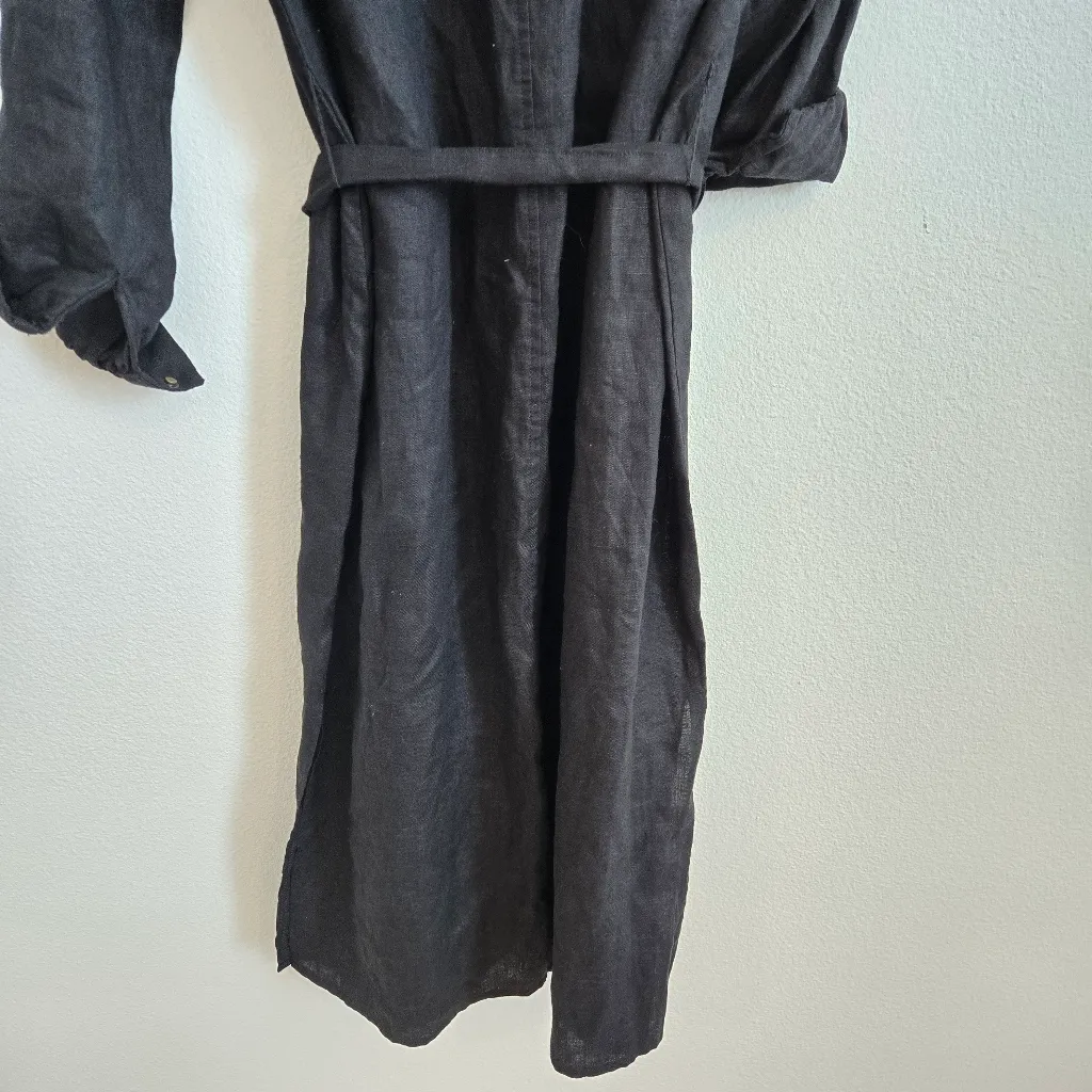 Saks Fifth Avenue Black Long Sleeve Dress Xs New With Tags - Image 13