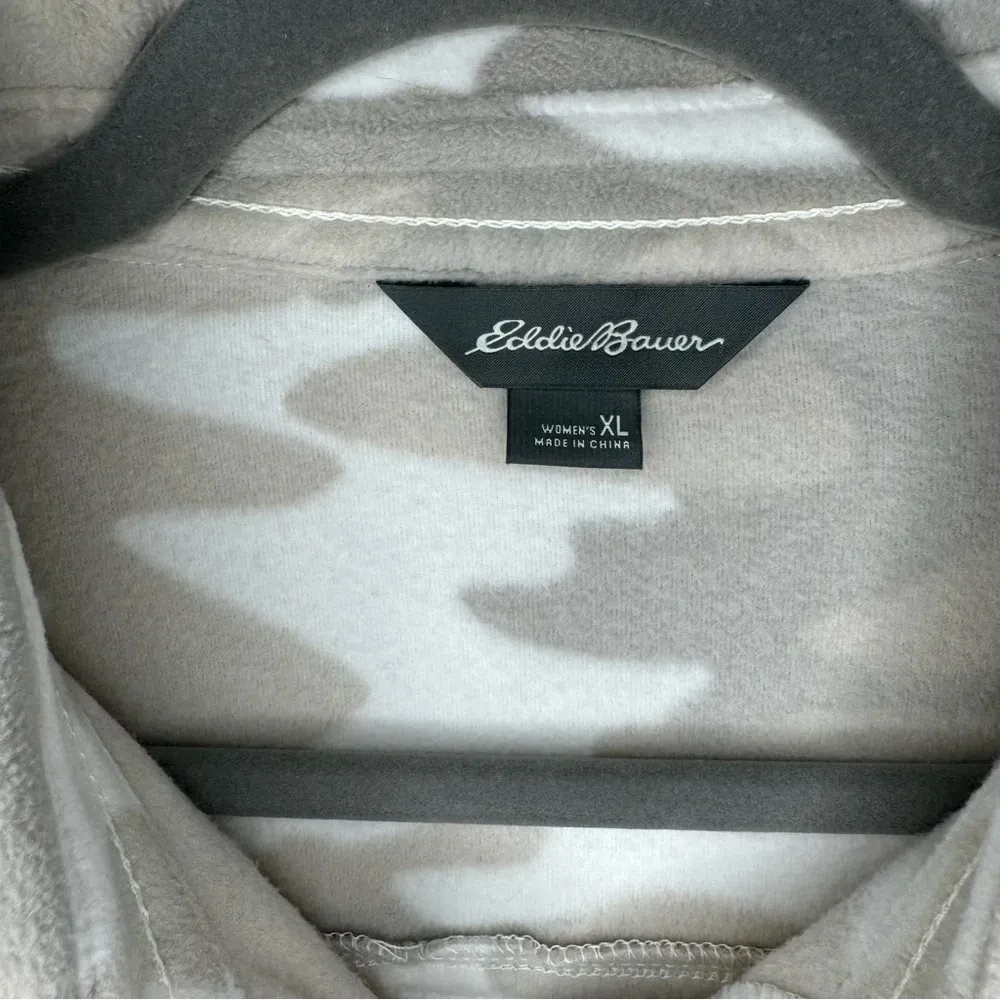 Eddie Bauer Venture Fleece Shacket in Camo - Image 5