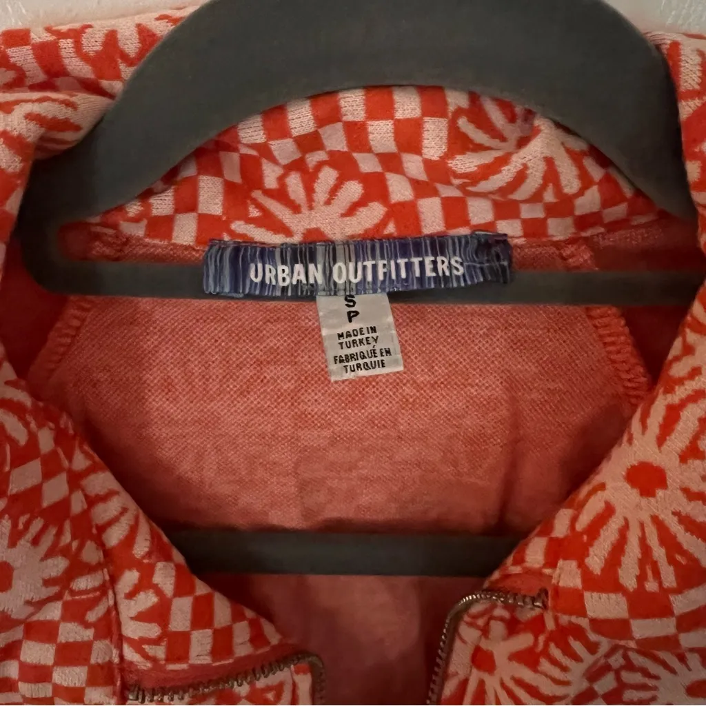 Urban Outfitters Red Floral Button Down Shirt - Image 3