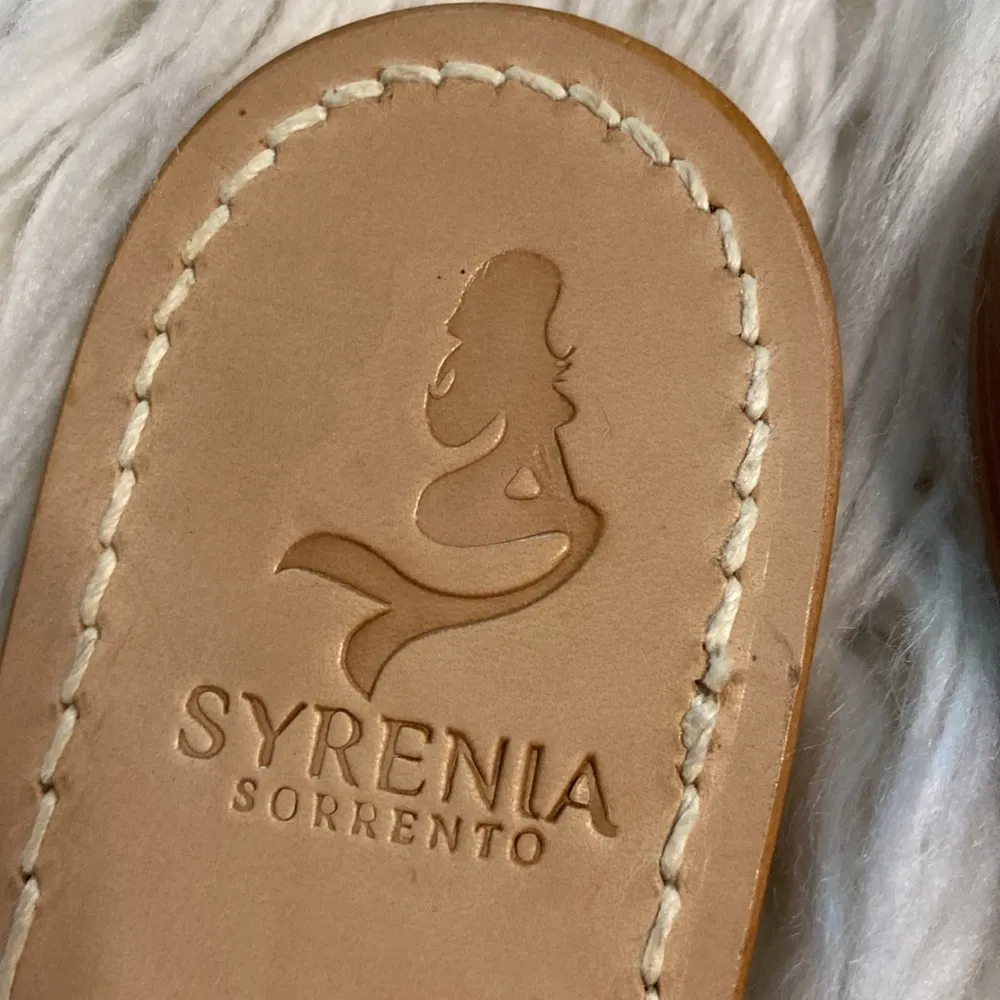 Syrenia Sorrento Sandals Handmade in Italy size 10 see photos excellent - Image 2