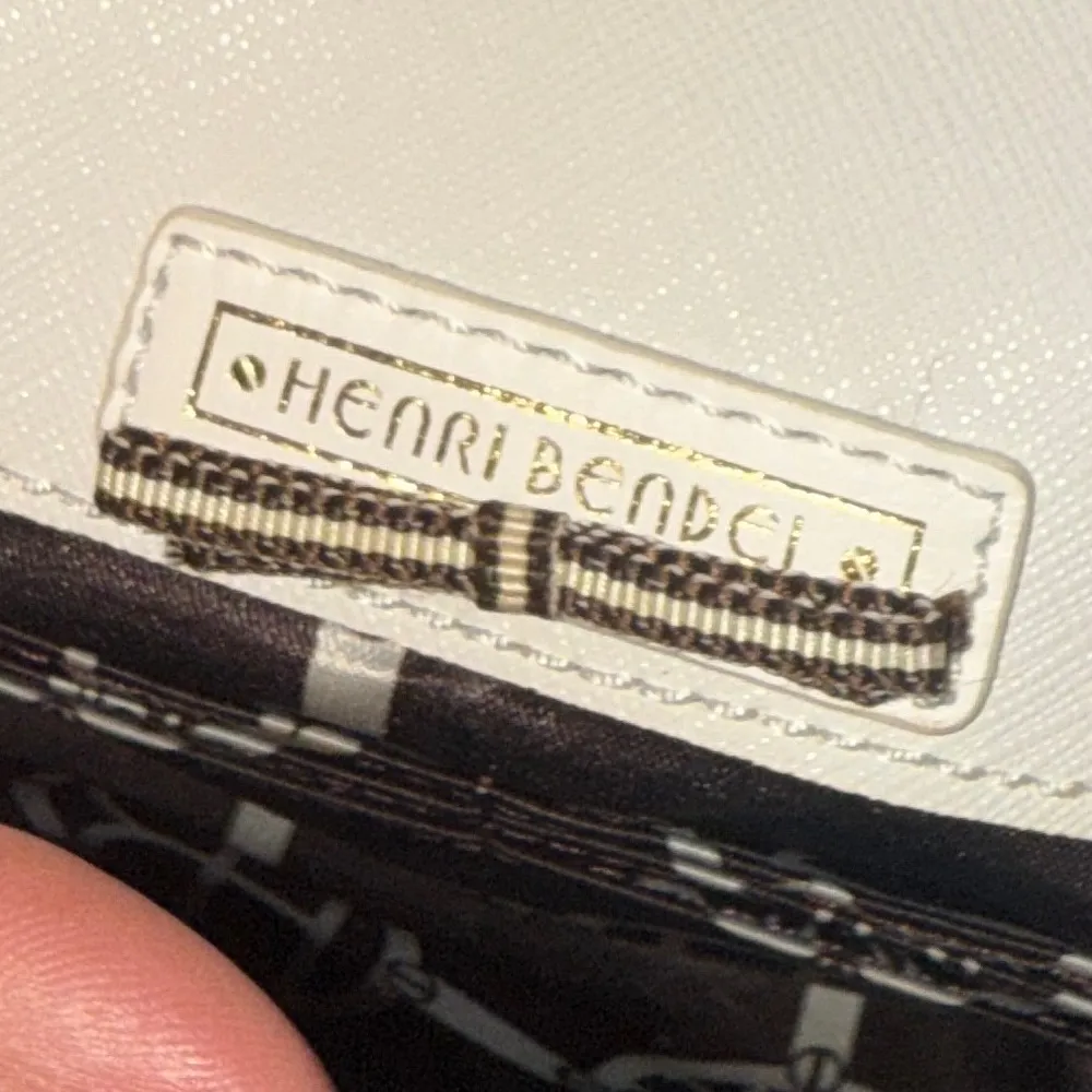 HENRI BENDEL Ivory Leather Front Flap Crossbody Bag - Image 3