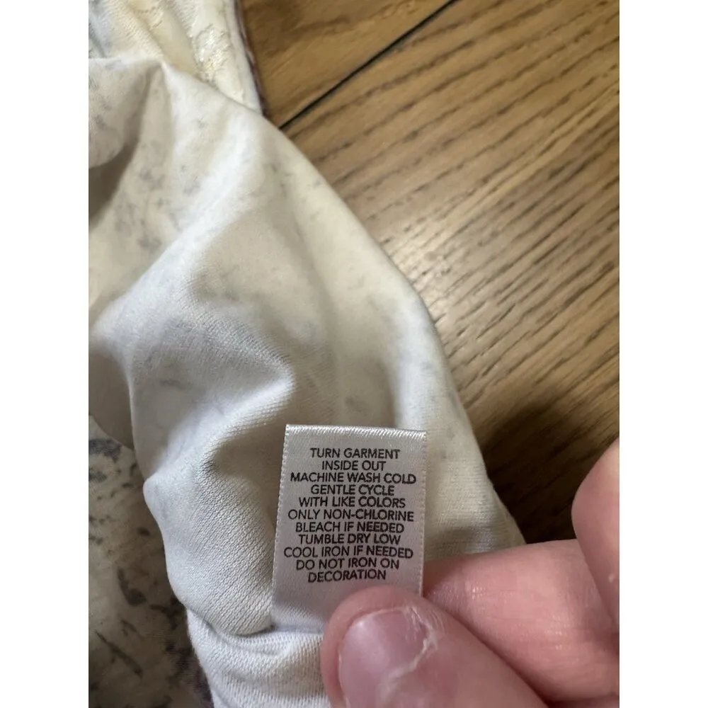 Christopher & Banks Women Floral Short Sleeve T Top Embellished Size Petite Smal - Image 9