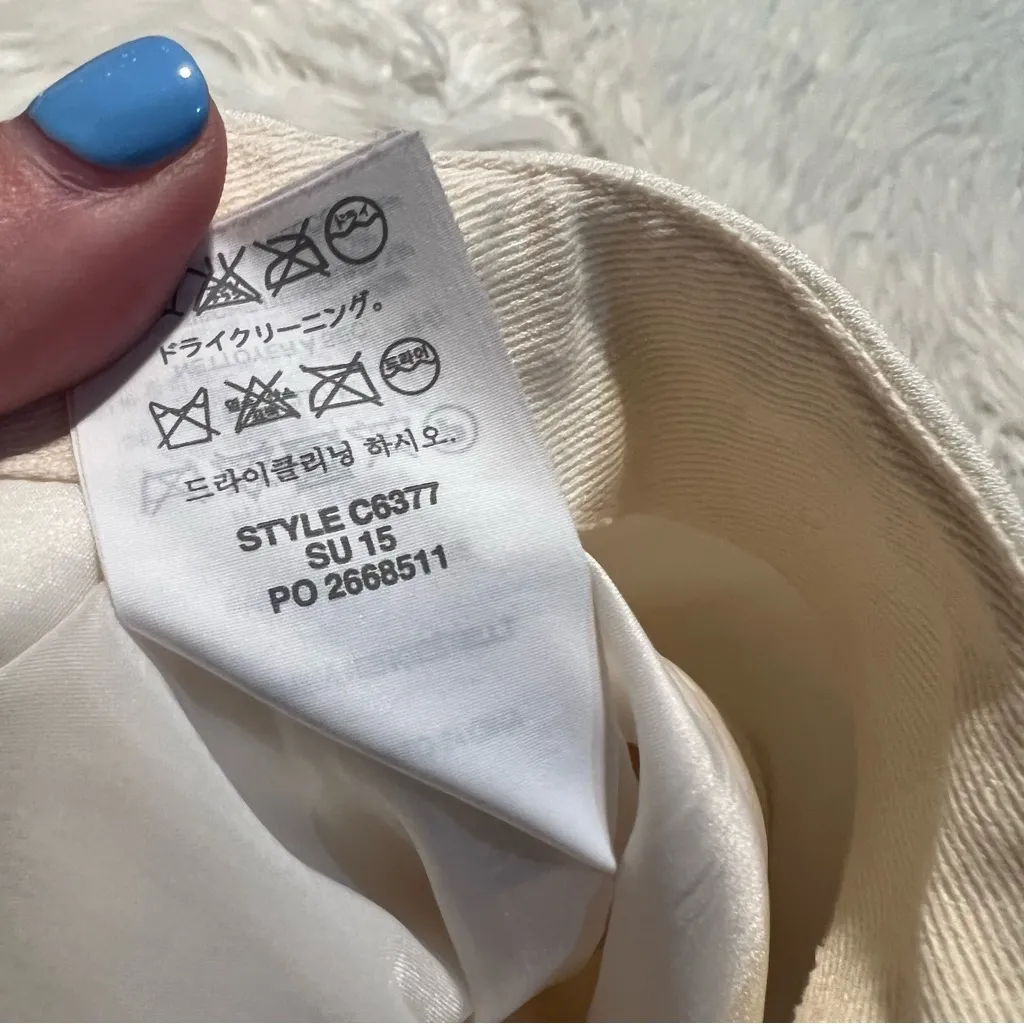 J. Crew Crossover Wrap Mini Skirt Ivory 2 - Image 9