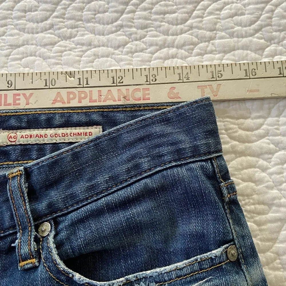 AG Adriano Goldschmied Distressed Ankle Cropped Jeans​ - Image 12